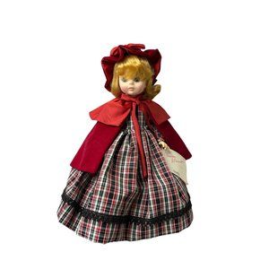 Madame Alexander Doll Molly 14" Plaid Dress Hat Tall USA Made 1561